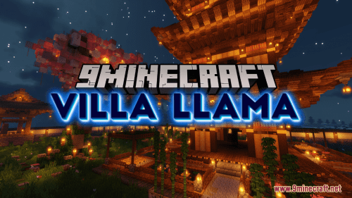 Villa Llama Map (1.21.1, 1.20.1) – Small Minecraft City Thumbnail