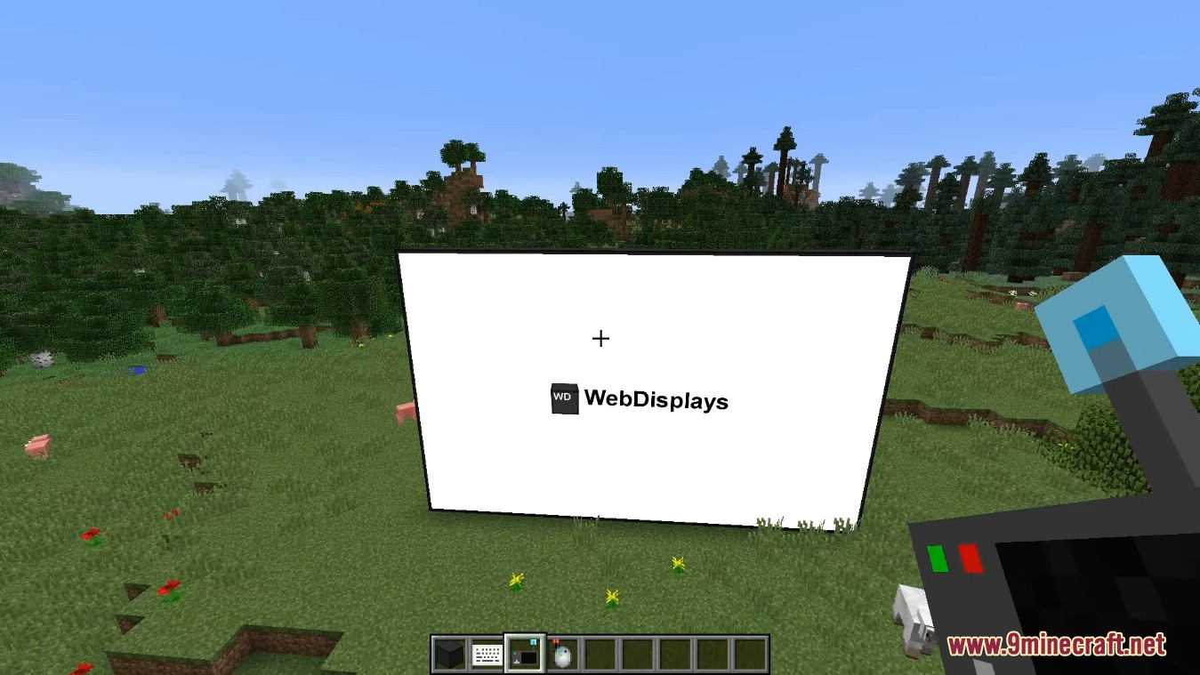 WebDisplays Mod (1.20.1, 1.19.2) - Internet in Minecraft 3