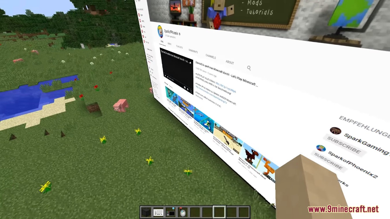 WebDisplays Mod (1.20.1, 1.19.2) - Internet in Minecraft 4