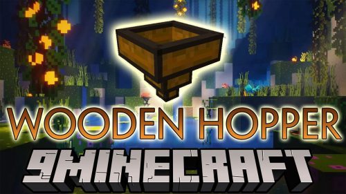 Wooden Hopper Mod (1.21.1, 1.20.1) – Half as Fast as Vanilla Hopper Thumbnail