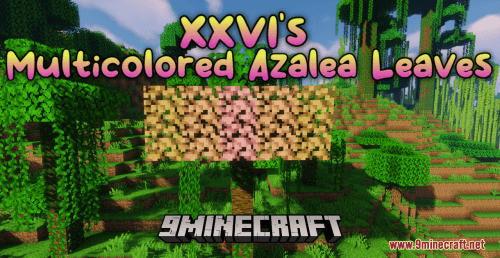 XXVI’s Multicolored Azalea Leaves Resource Pack (1.20.6, 1.20.1) – Texture Pack Thumbnail