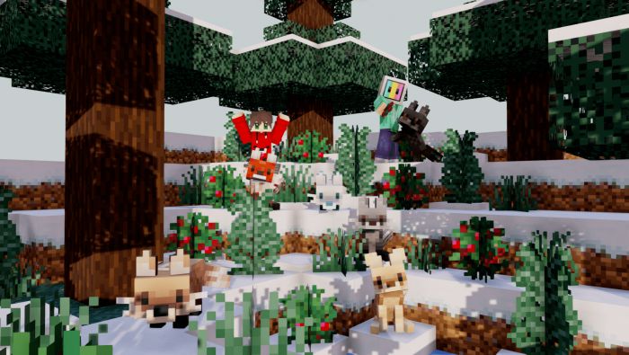 Beautiful Foxes Addon (1.20, 1.19) - MCPE/Bedrock Mod 2