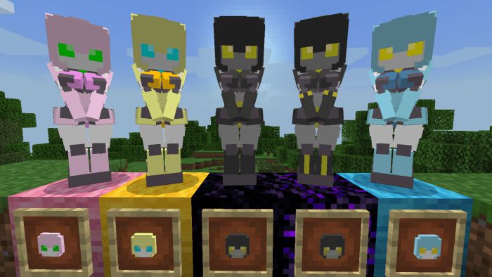 Lovely Robots Addon (1.19, 1.18) - MCPE/Bedrock Mod 2