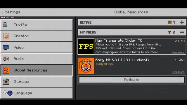 Max Framerate Slider Resource Pack (1.19) - FPS Boost Addon 3