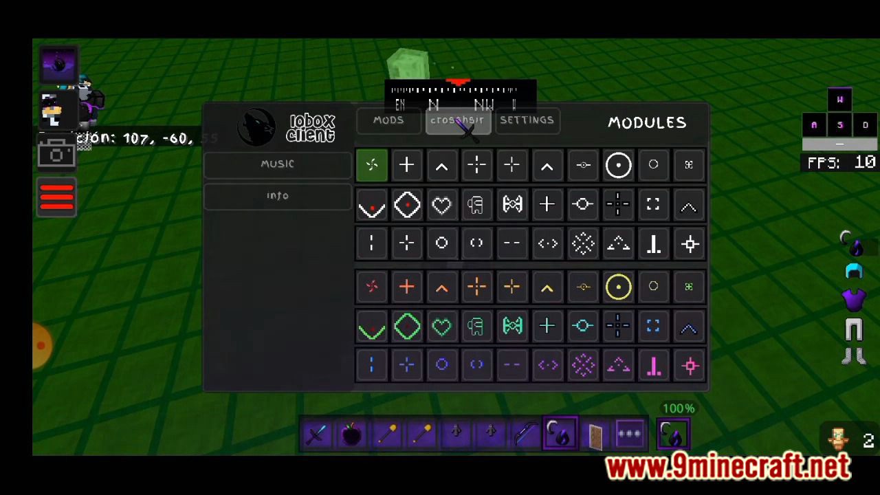 Lobox Client V4 (1.19) - FPS Boost, Keystrokes, RGB Crosshair 6