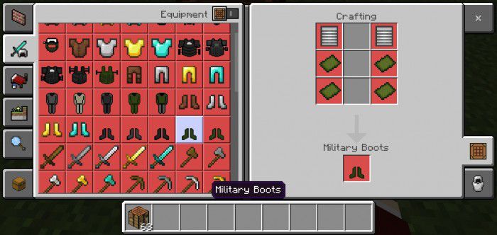 Warfare Armors Addon (1.19) - MCPE/Bedrock Mod 11