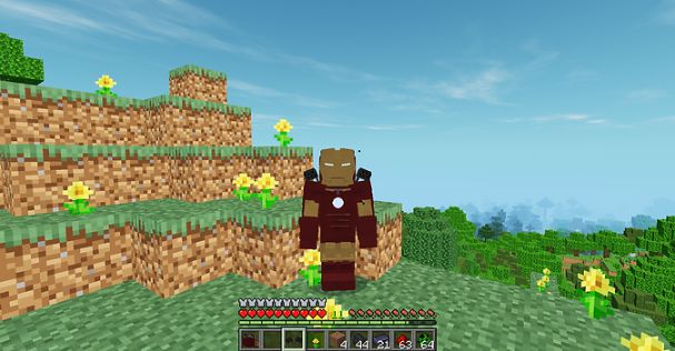 Iron Man Addon (1.20, 1.19) - MCPE/Bedrock Superhero Mod 12