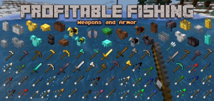 Profitable Fishing Addon (1.19) - MCPE/Bedrock Mod 12