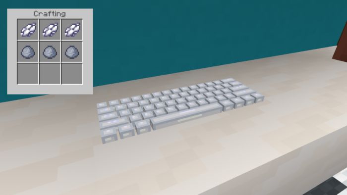 Mechanical Keyboard Addon (1.19) - MCPE/Bedrock Mod 6