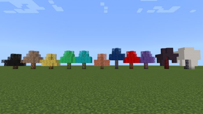 Ore Trees Addon (1.20, 1.19) - MCPE/Bedrock Mod 15