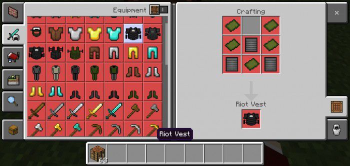 Warfare Armors Addon (1.19) - MCPE/Bedrock Mod 15