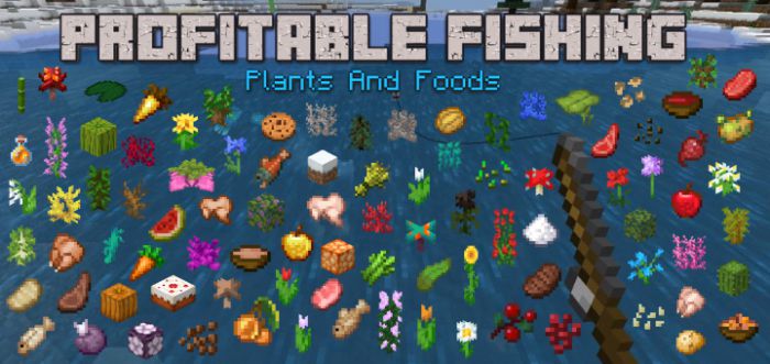 Profitable Fishing Addon (1.19) - MCPE/Bedrock Mod 16