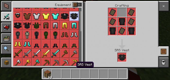 Warfare Armors Addon (1.19) - MCPE/Bedrock Mod 20