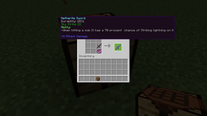 Advanced Enchants Addon (1.19) - MCPE/Bedrock Mod 3