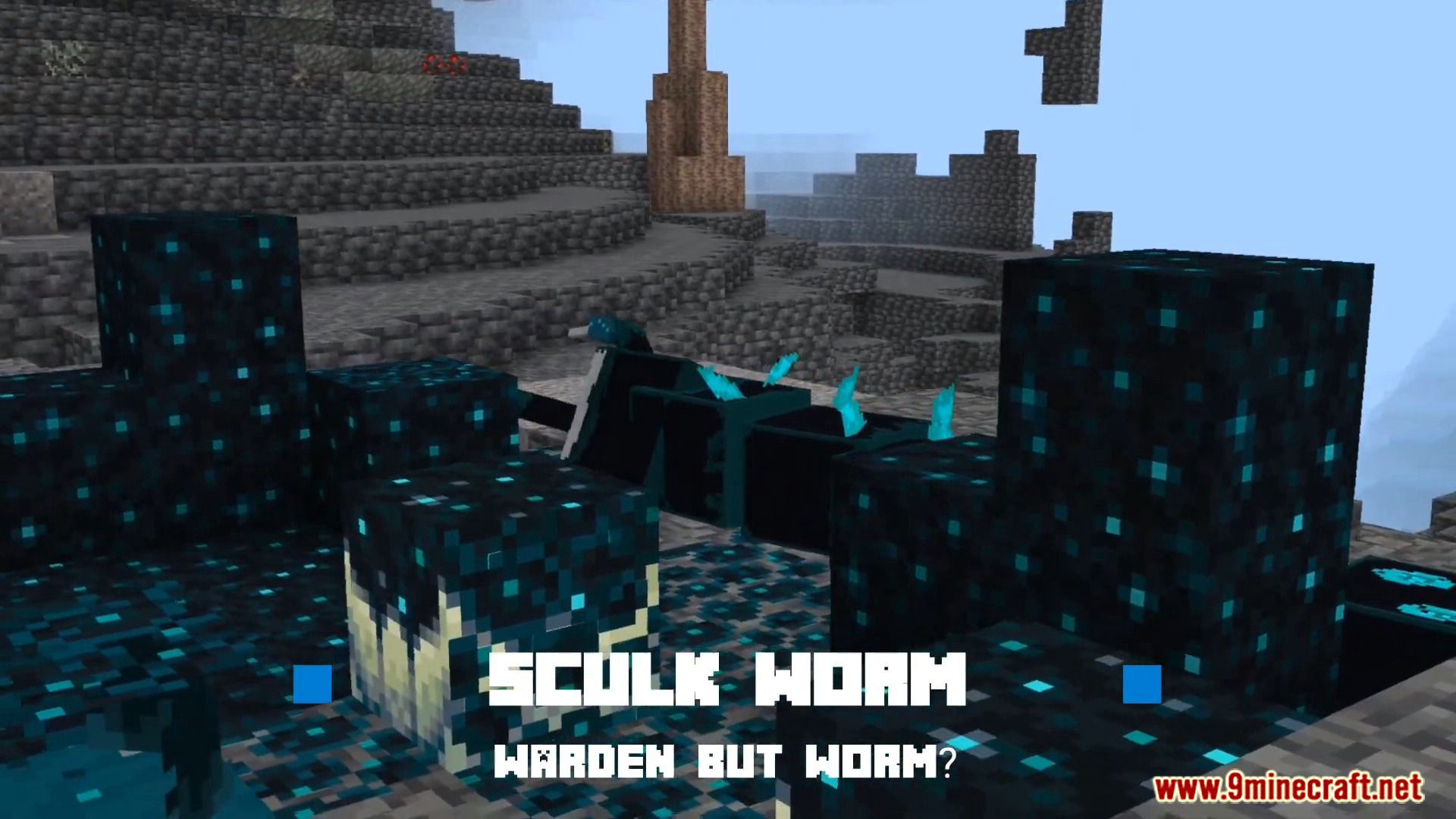 Sculk Worm Addon (1.19) - MCPE/Bedrock Mod 14