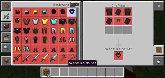 Warfare Armors Addon (1.19) - MCPE/Bedrock Mod 24