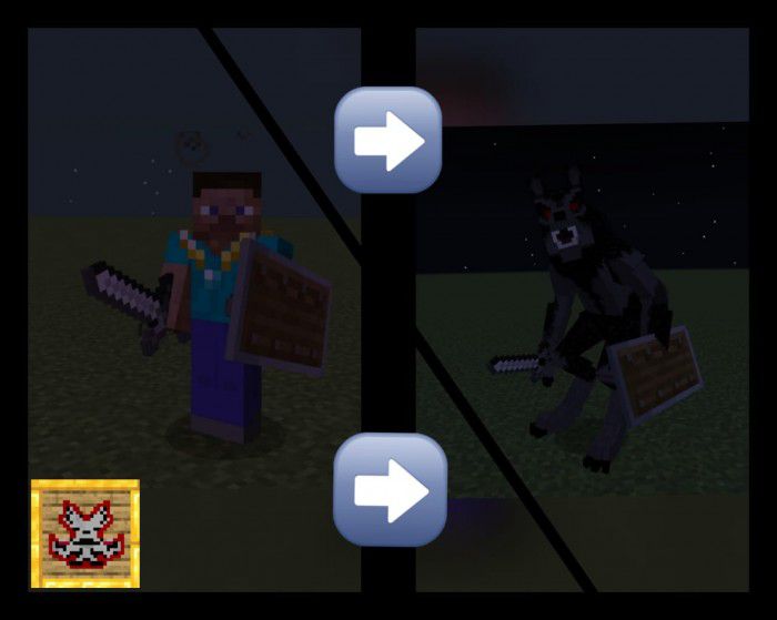 Werewolf Evolution Addon (1.20, 1.19) - MCPE/Bedrock Mod 24