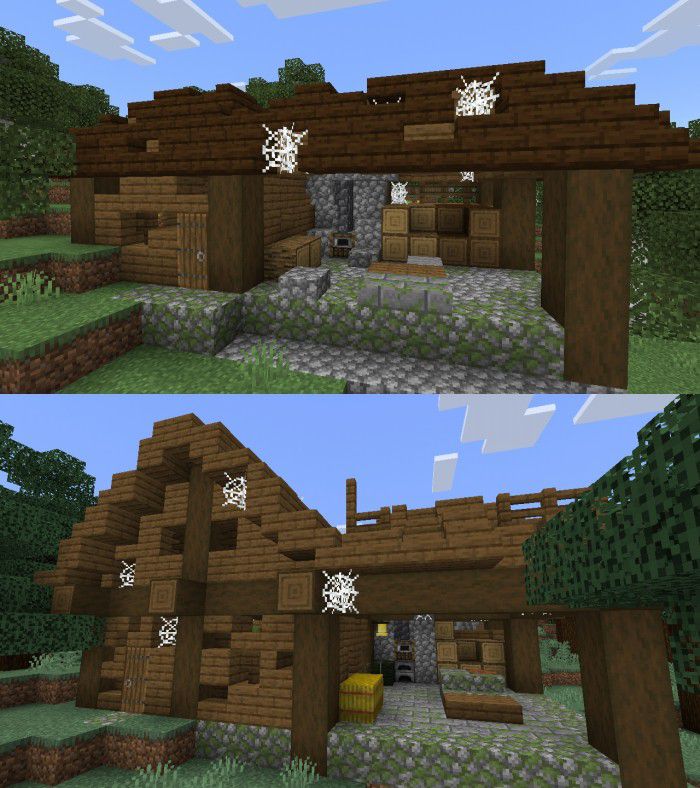 Abandoned & Ruin Structures Addon (1.19) - MCPE/Bedrock Mod 25