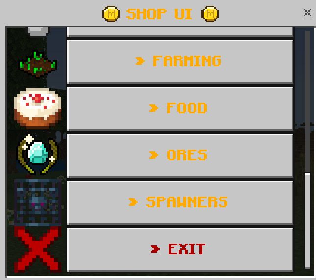 Shop UI Addon (1.20, 1.19) - MCPE/Bedrock Mod 4