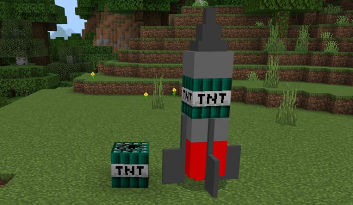 Missile and TNT Addon (1.19) - MCPE/Bedrock Mod 33