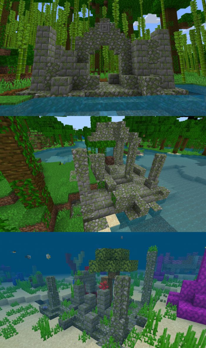 Abandoned & Ruin Structures Addon (1.19) - MCPE/Bedrock Mod 36