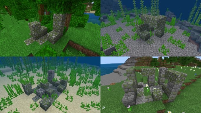 Abandoned & Ruin Structures Addon (1.19) - MCPE/Bedrock Mod 37