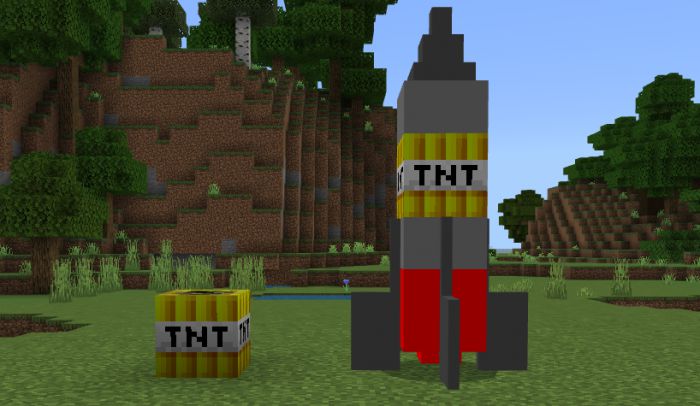 Missile and TNT Addon (1.19) - MCPE/Bedrock Mod 36