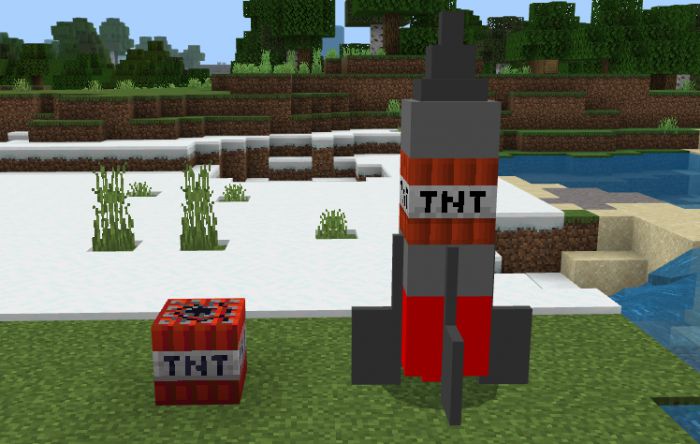 Missile and TNT Addon (1.19) - MCPE/Bedrock Mod 3