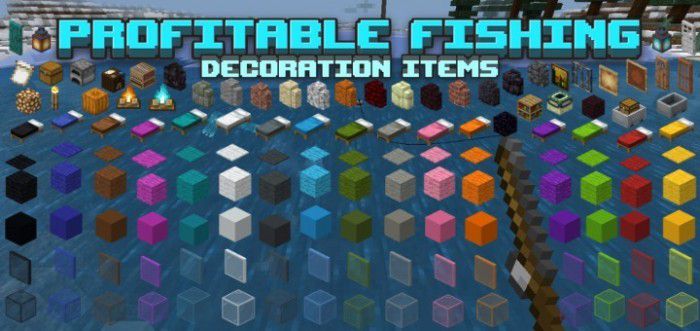 Profitable Fishing Addon (1.19) - MCPE/Bedrock Mod 5