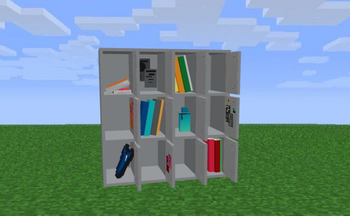 School Equipment Addon (1.19) - MCPE/Bedrock Mod 3