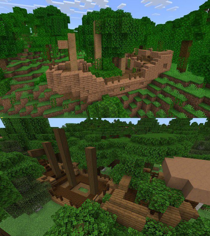 Abandoned & Ruin Structures Addon (1.19) - MCPE/Bedrock Mod 41