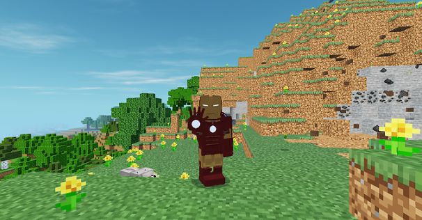 Iron Man Addon (1.20, 1.19) - MCPE/Bedrock Superhero Mod 10