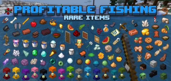 Profitable Fishing Addon (1.19) - MCPE/Bedrock Mod 10