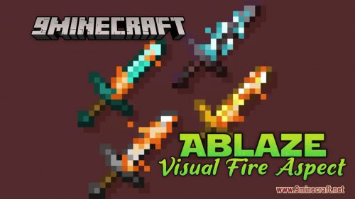 Ablaze – Visual Fire Aspect Resource Pack (1.20.6, 1.20.1) – Texture Pack Thumbnail