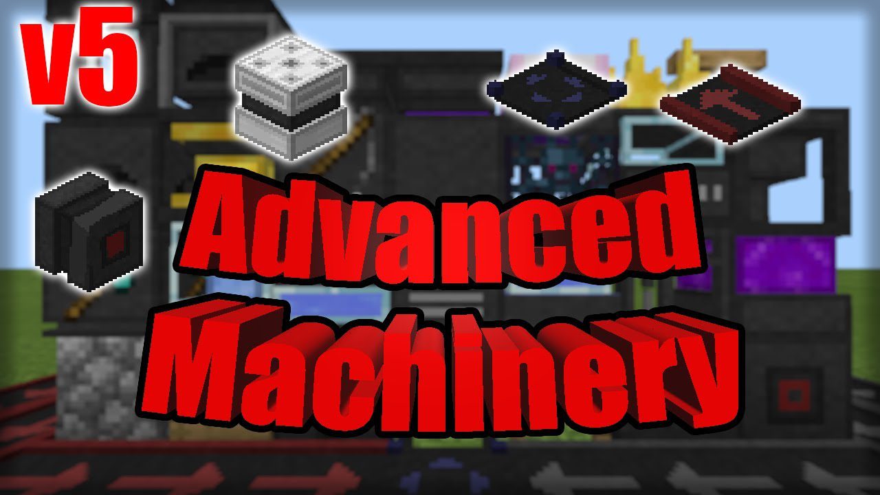 Advanced Machinery Addon (1.19) - MCPE/Bedrock Redstone Flux Mod 1