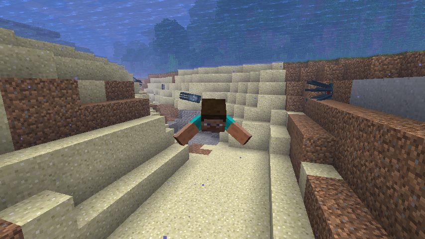 Aqua Acrobatics Mod (1.12.2) - Fancy Swimming, Elegant Sneaking 2