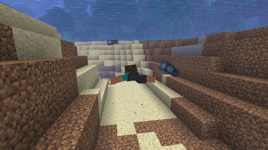 Aqua Acrobatics Mod (1.12.2) - Fancy Swimming, Elegant Sneaking 3