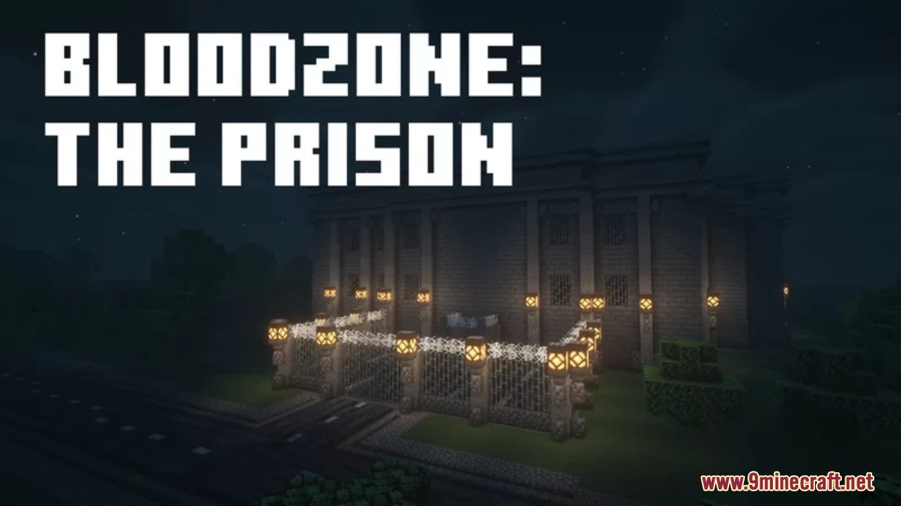 Bloodzone: Prision Map (1.20.4, 1.19.4) - Escape The Abandoned Prision 1
