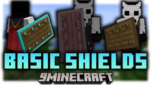 Basic Shields Mod (1.20.2, 1.19.2) – Make Shields From Various Materials Thumbnail