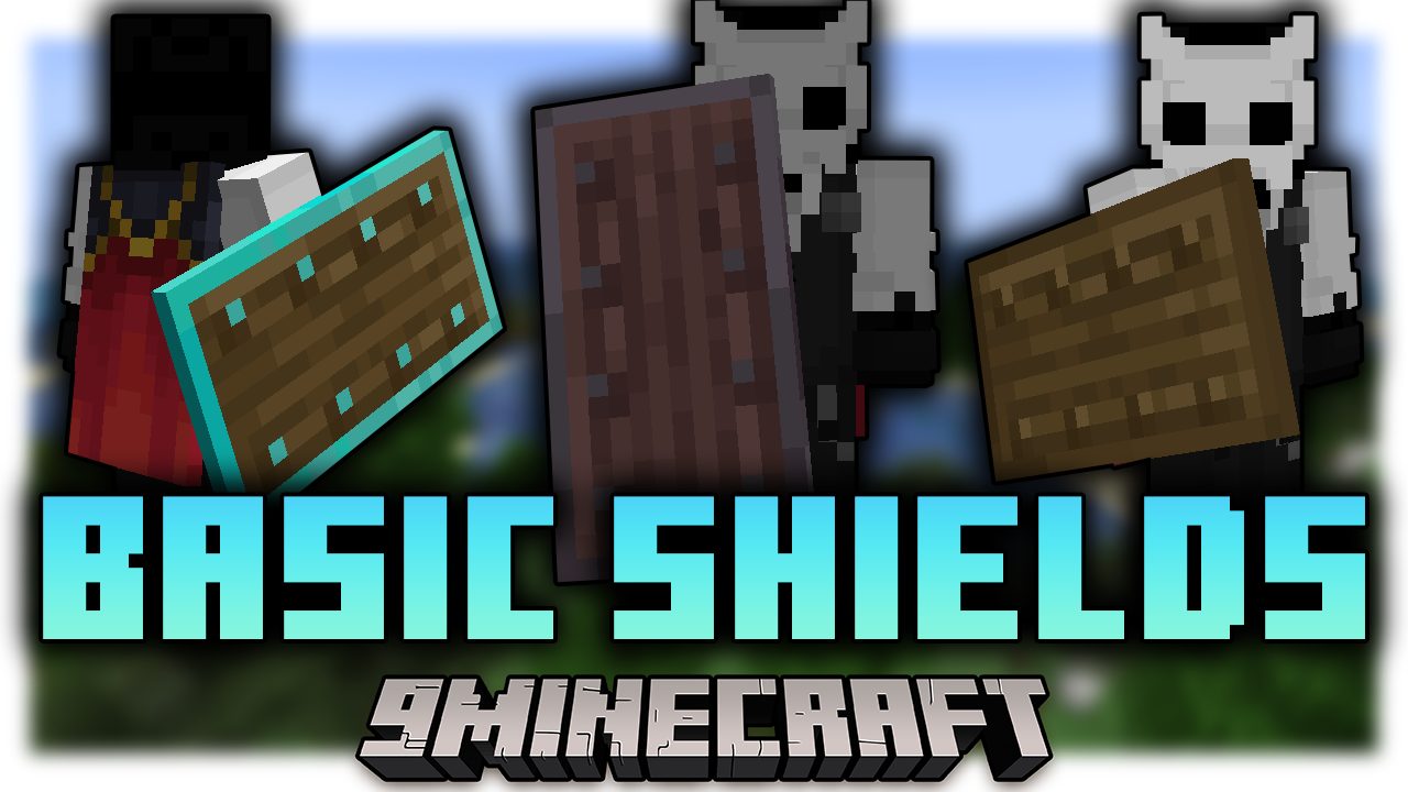 Basic Shields Mod (1.20.2, 1.19.2) - Make Shields From Various Materials 1