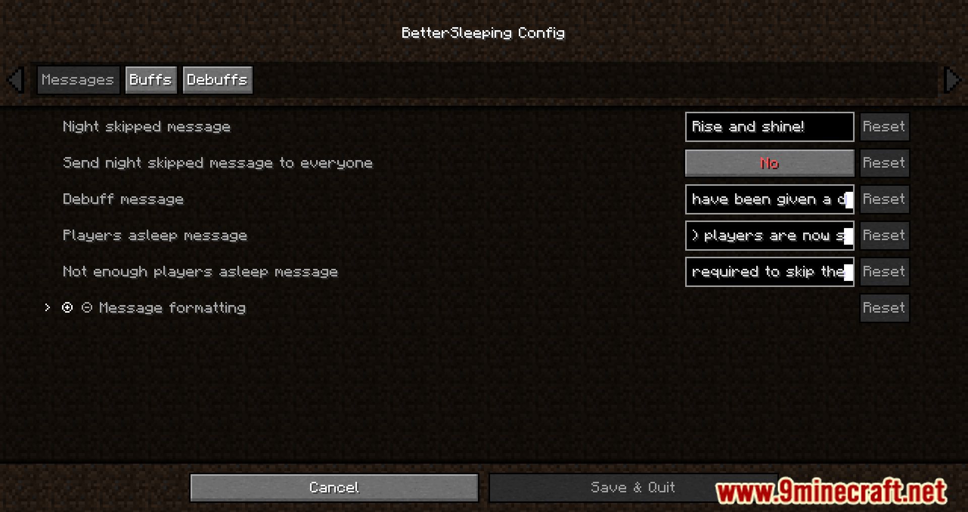 BetterSleeping Revived Mod (1.19.2, 1.18.2) - Sleeping Becomes More Critical 3