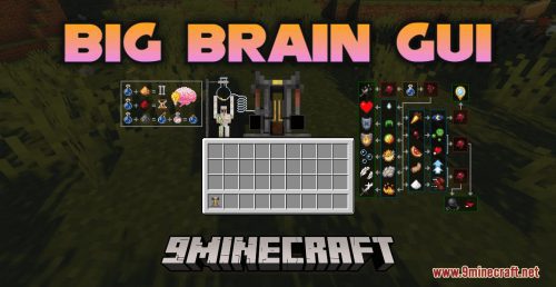 Big Brain GUI Resource Pack (1.20.6, 1.20.1) – Texture Pack Thumbnail