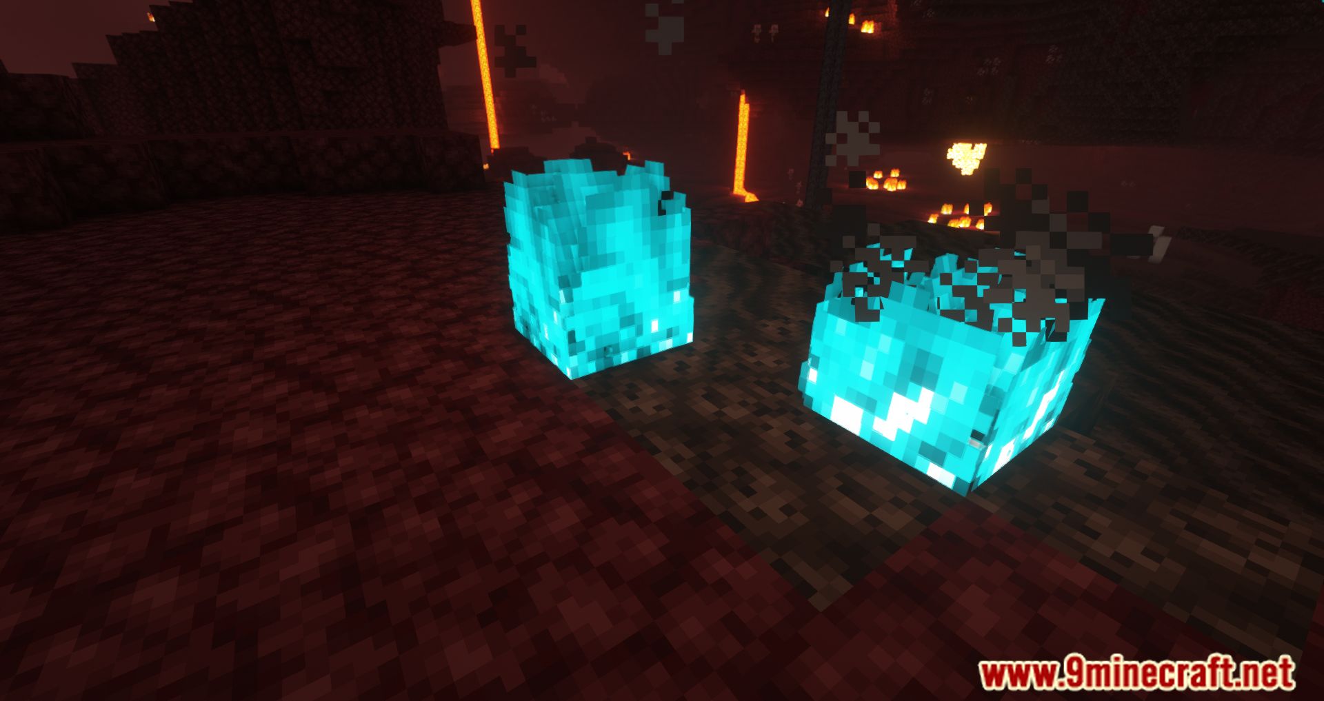 Blue Flame Burning Mod (1.20.1, 1.19.4) - Change The Effect Of Soul Fire To Blue 3