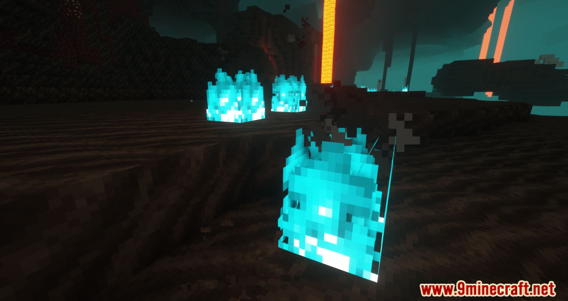 Blue Flame Burning Mod (1.20.1, 1.19.4) - Change The Effect Of Soul Fire To Blue 4