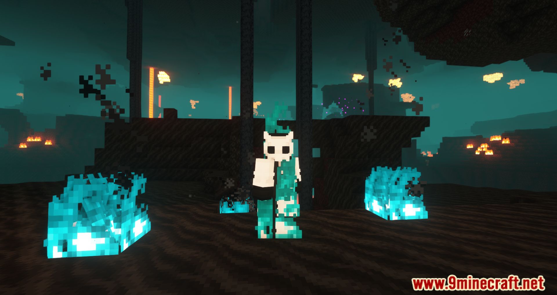 Blue Flame Burning Mod (1.20.1, 1.19.4) - Change The Effect Of Soul Fire To Blue 6