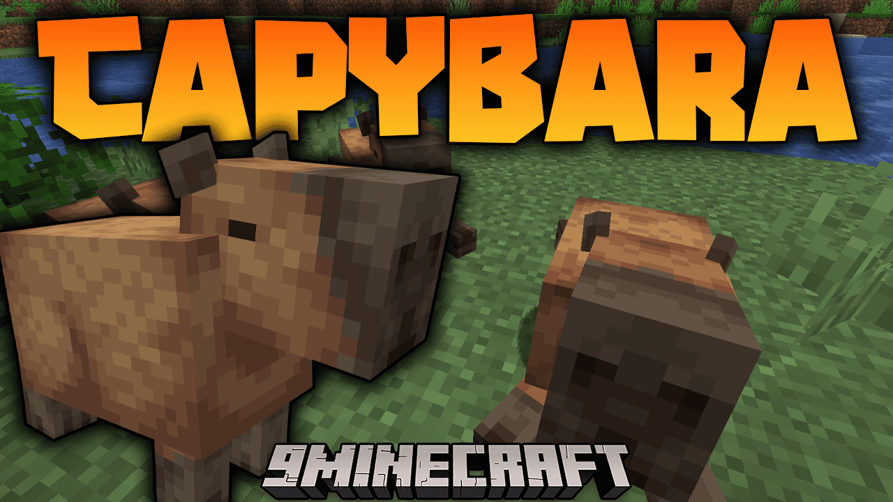 Capybara Mod (1.19.3, 1.18.2) - New Creatures Appear In The Jungle 1
