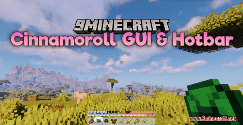 Cinnamoroll GUI & Hotbar Resource Pack (1.20.6, 1.20.1) – Texture Pack Thumbnail