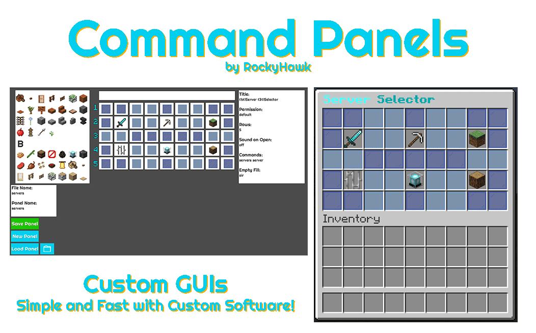 Command Panels Plugin (1.20.1, 1.19.4) – Bukkit, Spigot, Paper 5