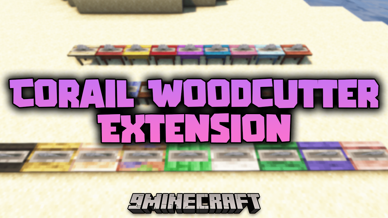 Corail Woodcutter Extension Mod (1.19.3, 1.18.2) - Different Types Of Woodcutter 1