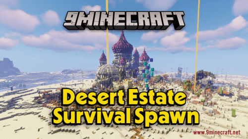 Desert Estate Survival Spawn Map (1.21.1, 1.20.1) – Where Your Journey Begins Thumbnail